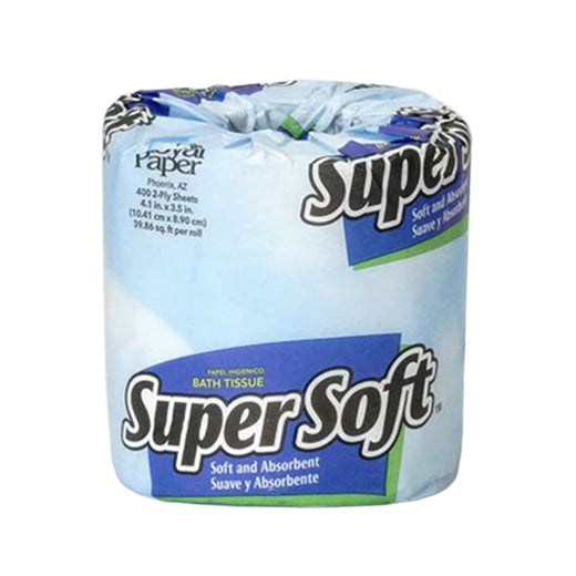 Super Soft Toilet Tissue Paper 500 sheets 2-ply 96 Rl/case