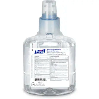 1904-02 Advanced Hand Sanitizer Green Certified Foam 1200mL (2/Case)