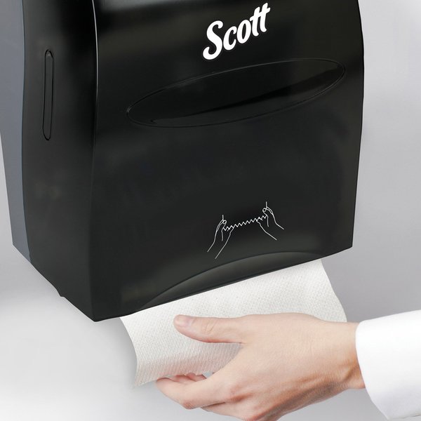 46253-Manual Pull Down Hard Towel Dispenser Black