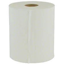 Hardwound White Towel 600ft/Roll 12 Rolls/Case